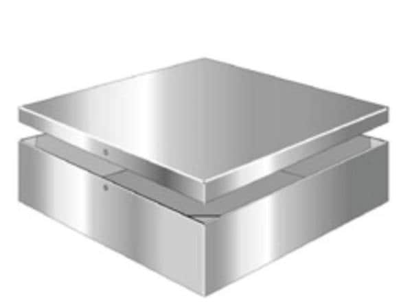 8123-C PLAIN ALUMINUM